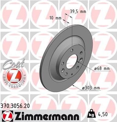 Remschijf Coat Z 370305620