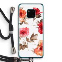 Roosjes: Huawei Mate 20 Pro Transparant Hoesje met koord