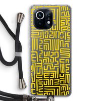 Majorelle Blue Print: Xiaomi Mi 11 Transparant Hoesje met koord