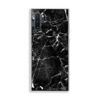 Zwart Marmer 2: Samsung Galaxy Note 10 Plus Transparant Hoesje