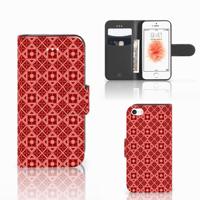 Apple iPhone 5 | 5s | SE | Telefoon Hoesje | Batik Rood