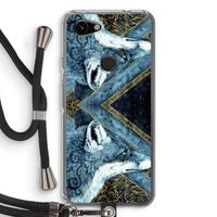 Golden Fox: Pixel 3a Transparant Hoesje met koord