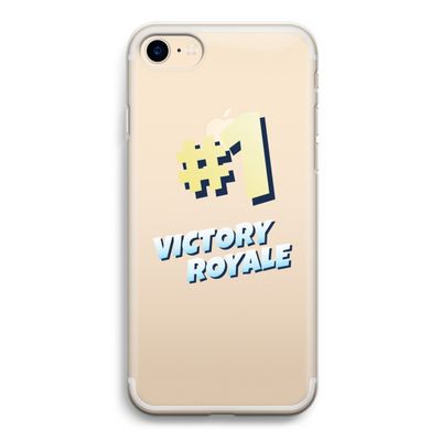Victory Royale: iPhone 7 Transparant Hoesje