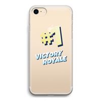 Victory Royale: iPhone 7 Transparant Hoesje