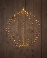 Metal 60 cm 3D Ball Black With 288 Led Classic Warm kerstverlichting Anna's Collection - Annas collection Metal 60 cm 3D Ball Black With 288 Led Classic Warm kerstverlichting Anna's Collection - Annas collection