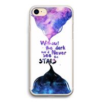 Stars quote: iPhone 7 Transparant Hoesje