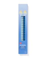 HEMA Kaarsen ribbel - 2 stuks (blauw)