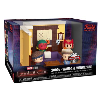 WandaVision POP! Mini Moment Vinyl Figure Set Living Room 00's (Halloween) 4cm