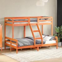 Stapelbed massief grenenhout wasbruin 80x200/120x200 cm