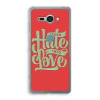 Turn hate into love: Sony Xperia XZ2 Compact Transparant Hoesje