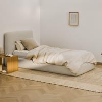 Kave Home Bed 'Martina' Chenille, 90 x 200cm