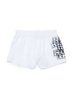 DSQUARED2 KIDS short de bain à logo Icon imprimé - Blanc