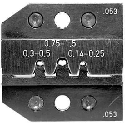 Rennsteig Werkzeuge 624 053 3 0 Krimpinzetstuk Gerolde connectoren 0.14 tot 1.5 mm² Geschikt voor merk Rennsteig Werkzeuge PEW 12