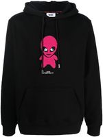 GCDS hoodie en coton à patch alien - Noir - thumbnail