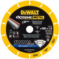 DeWalt Accessoires EXTREMEMETAL doorslijpschijf metaal 180x22.23x1.5mm - DT40254-QZ - DT40254-QZ