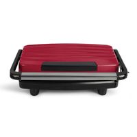Livoo Compactgrill 750 W rood - thumbnail