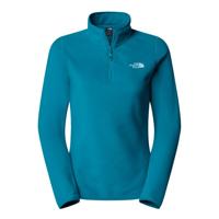 The North Face 100 Glacier 1/4 Zip Fleece Dames Deep Teal L