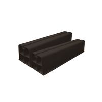 CANALIT Opstelbalken Kunststof 1000x100x100 zwart