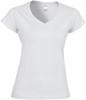 Gildan G64V00L Softstyle® Women´s V-Neck T-Shirt - White - XL