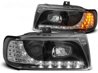 Tuning-Tec Koplampen met parkeerlicht SEAT IBIZA/CORDOBA/POLO VARIANT SEDAN 10 93-08 99 ZWART - thumbnail