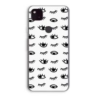 Eye pattern #2: Google Pixel 4a 5G Transparant Hoesje
