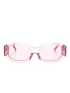 The Attico lunettes de soleil Blake à monture rectangulaire - Rose