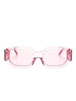 The Attico lunettes de soleil Blake à monture rectangulaire - Rose