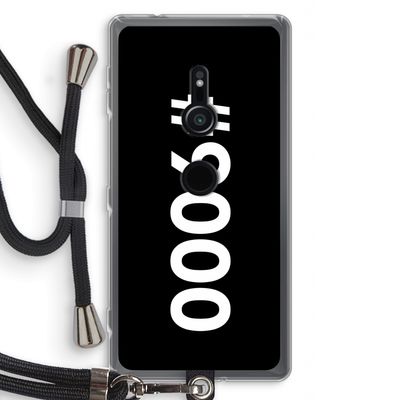 #9000: Sony Xperia XZ2 Transparant Hoesje met koord