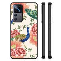 Dierenprint Telefoonhoesje voor Xiaomi 12T | 12T Pro Pink Peacock Dierenprint Telefoonhoesje voor Xiaomi 12T | 12T Pro Pink Peacock