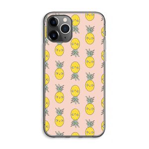 Ananas: iPhone 11 Pro Max Transparant Hoesje