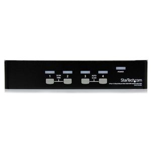 StarTech.com 4-poort 1U-Rack USB KVM-switch met OSD