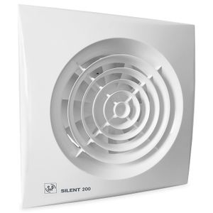 Badkamer/toilet Ventilator Soler & Palau Silent (200cz) - Ø 120mm - Standaard