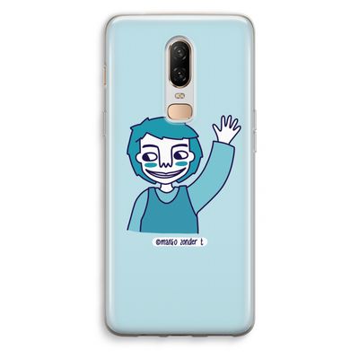 Zwaai: OnePlus 6 Transparant Hoesje