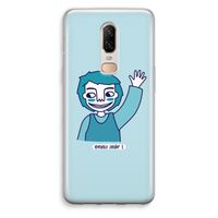 Zwaai: OnePlus 6 Transparant Hoesje