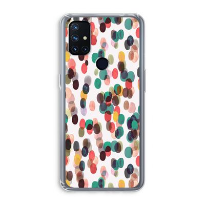 Tropical Dots: OnePlus Nord N10 5G Transparant Hoesje