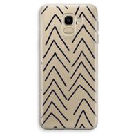 Marrakech Arrows: Samsung Galaxy J6 (2018) Transparant Hoesje