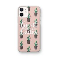 Cactus quote: iPhone 12 mini Transparant Hoesje