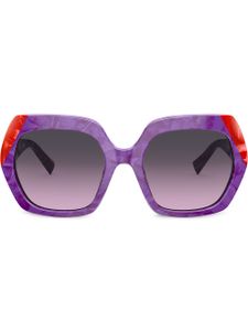 Alain Mikli lunettes de soleil à monture oversize - Violet