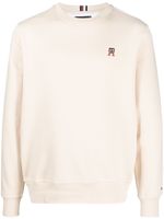 Tommy Hilfiger pull en coton biologique - Tons neutres