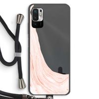 Peach bath: Xiaomi Redmi Note 10 5G Transparant Hoesje met koord