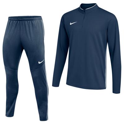 Nike Dri-FIT Park 26 Trainingspak 1/4-Zip Donkerblauw Wit
