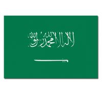 Gevelvlag/vlaggenmast vlag Saoedi Arabie 90 x 150 cm   -