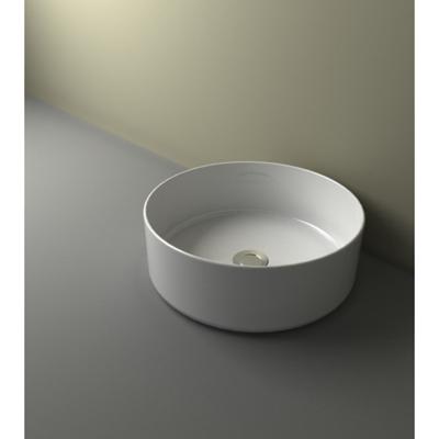 Wiesbaden Link Waskom Rond - 40x12cm - Keramiek - Glans Wit
