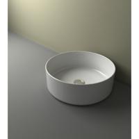 Wiesbaden Link Waskom Rond - 40x12cm - Keramiek - Glans Wit