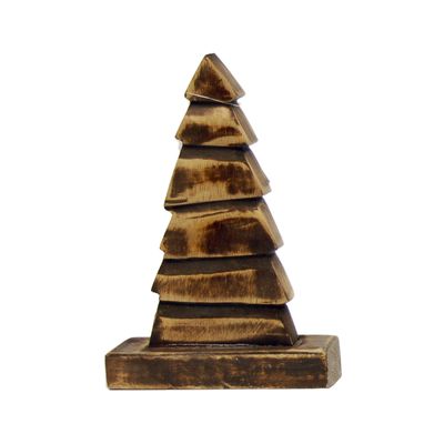 Kerstboom van Mangohout (18 x 11,5 cm)
