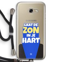 Laat de zon in je hart: Samsung Galaxy A5 (2017) Transparant Hoesje met koord