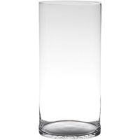 Hakbijl Glass Vaas - cilinder - glas - transparant - D19 x H40 cm