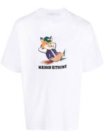 Maison Kitsuné t-shirt en coton à logo imprimé - Blanc - thumbnail