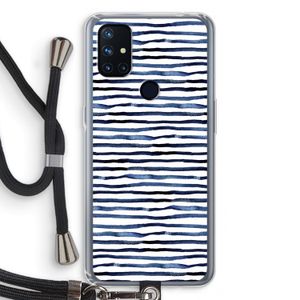 Verrassende lijnen: OnePlus Nord N10 5G Transparant Hoesje met koord