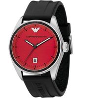 Horlogeband Armani AR0599 Rubber Zwart - thumbnail